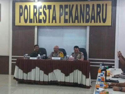 Polresta Pekanbaru Siapkan 380 Personel Atasi Unjuk Rasa